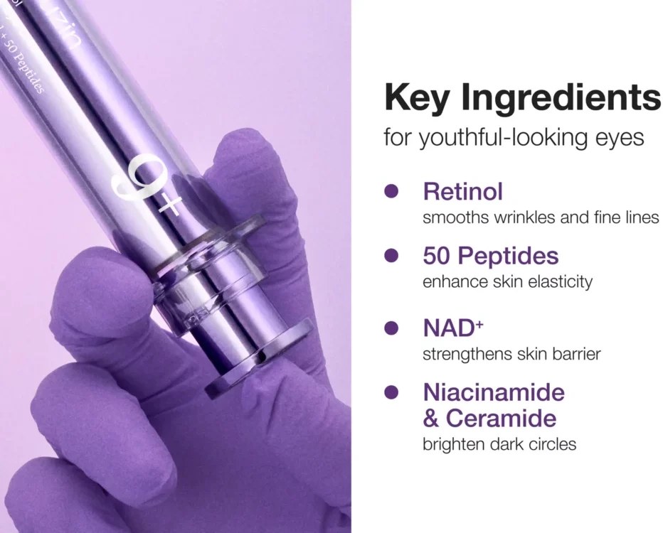 کرم دور چشم نامبوزین مدل No.9 Retinol + NAD+ حجم 10 میلی لیتر