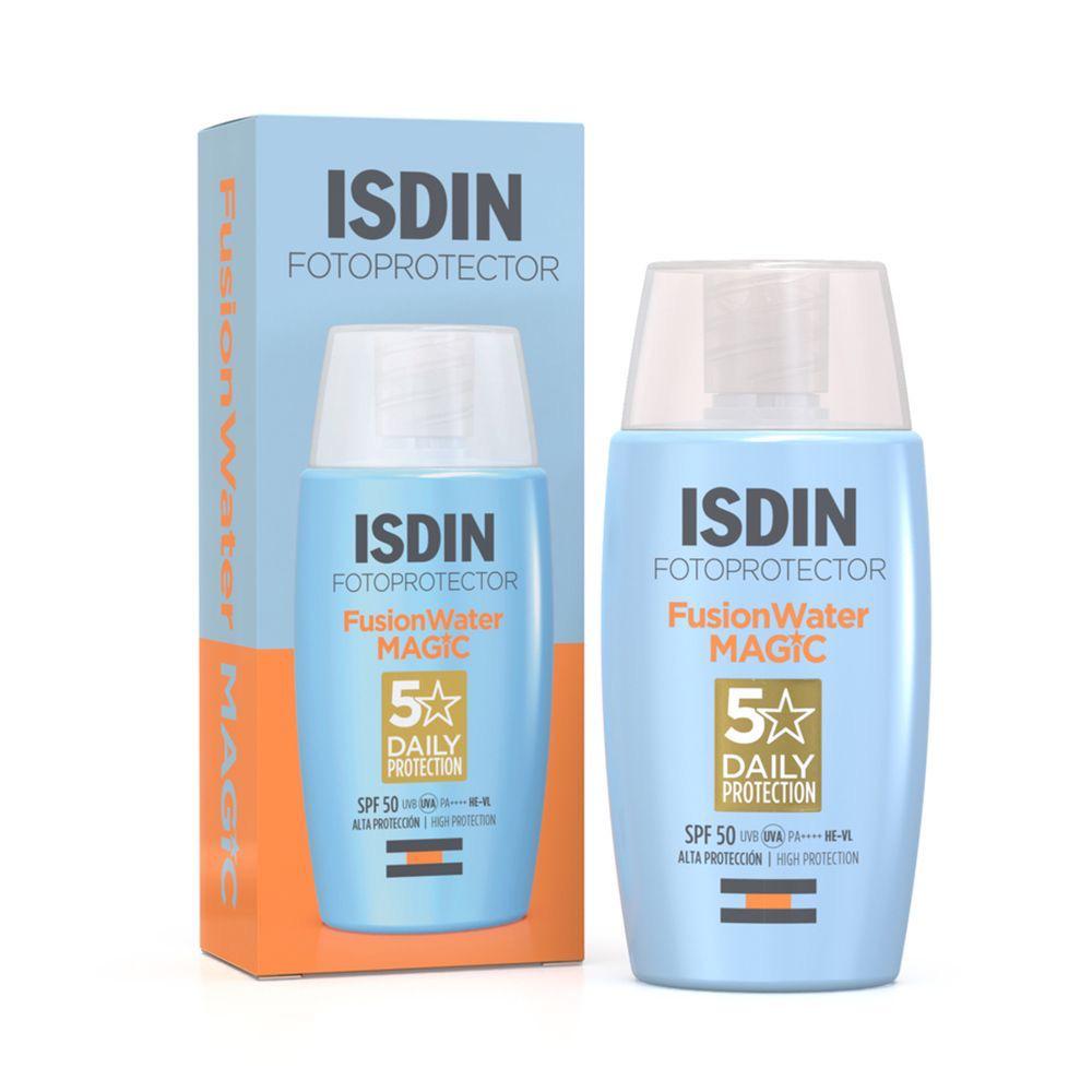 ضدآفتاب ایزدین فیوژن واتر مجیک بیرنگ (Isdin Fotoprotector Fusion Water Magic SPF5( اورجینال)