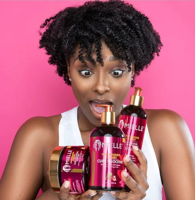 اسموتی حالت دهنده عسل و انار مایل Mielle pomegranate & honey Curl smoothie 355ml