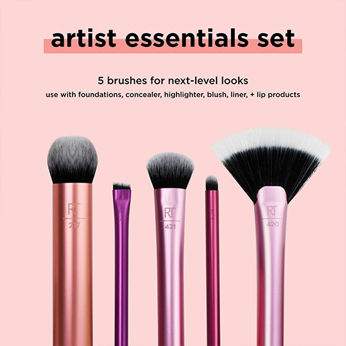 خرید ست براش آرایشی ۵ عددی ریل تکنیک مدل Artist Essentials اصل