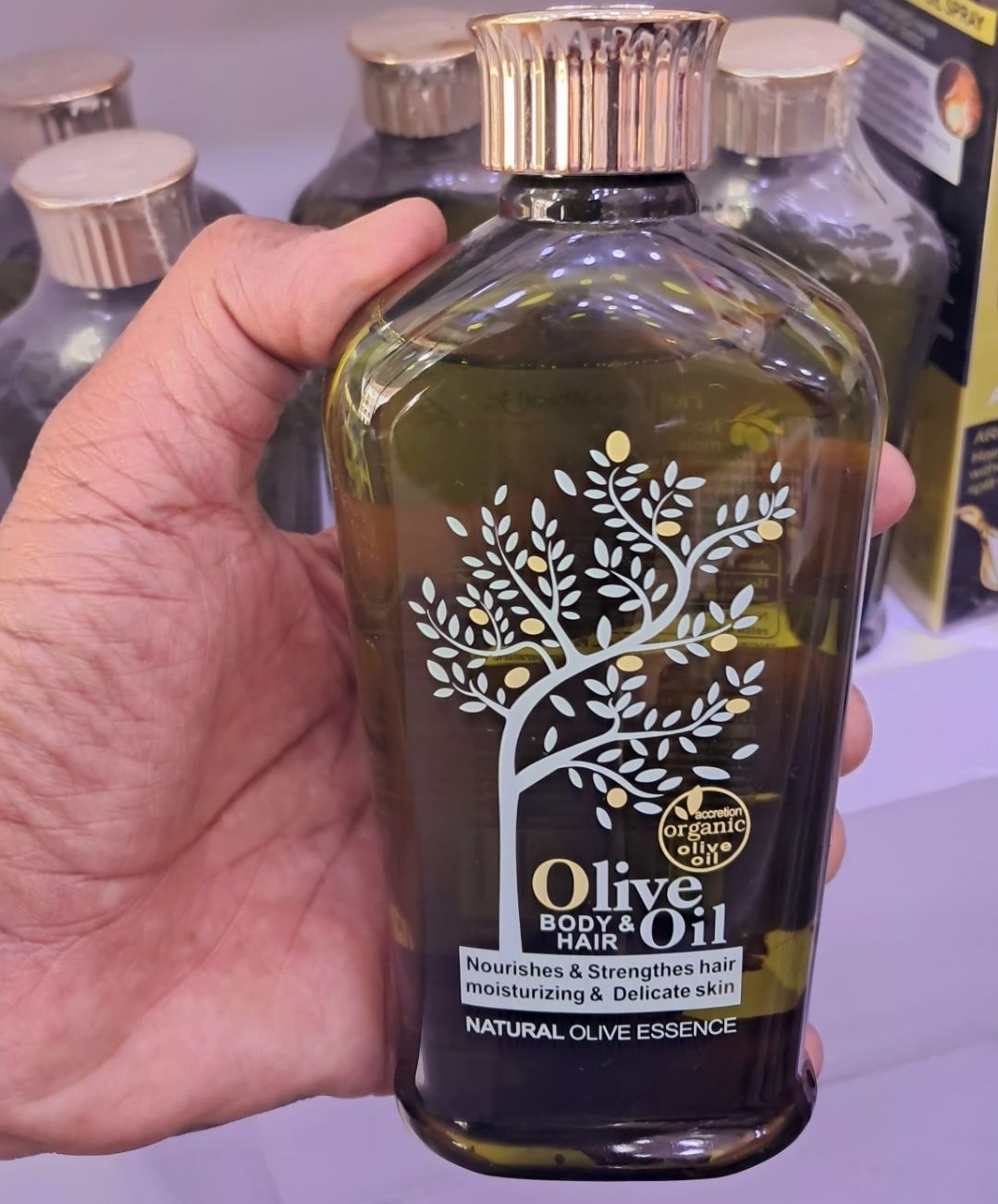 روغن ماساژ ویتامین A زیتون – Olive Body & Hair Oil