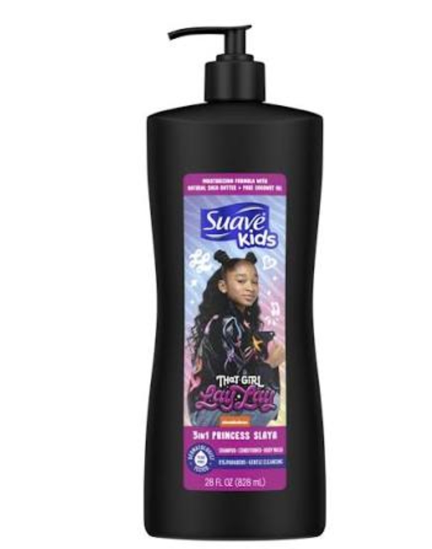 شامپو ۳ در ۱ کودک سواو مدل پرنسس (حاوی شی‌باتر و روغن نارگیل) | Suave Kids 3 in 1 Shampoo-Conditioner-Bodywash Princess Slaya