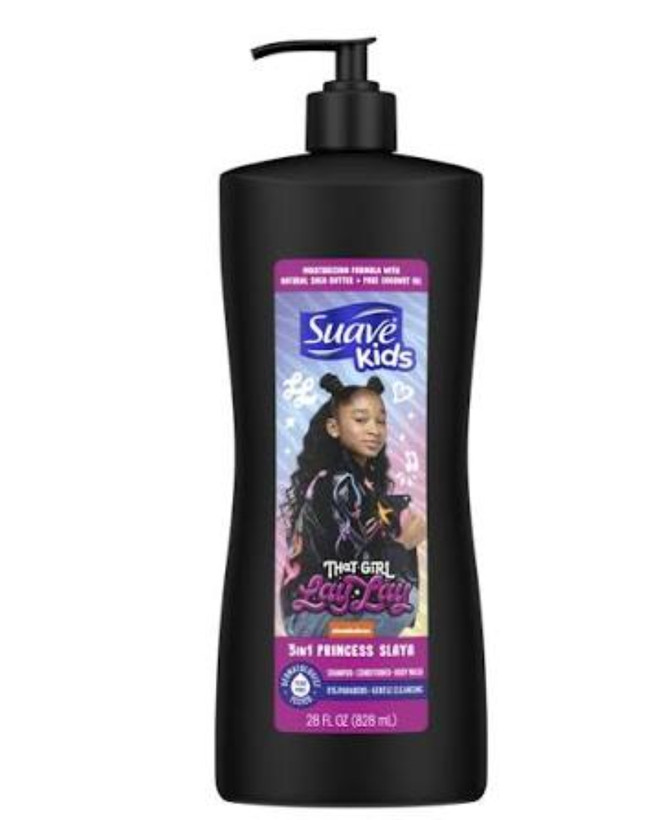 شامپو ۳ در ۱ کودک سواو مدل پرنسس (حاوی شیباتر و روغن نارگیل) | Suave Kids 3 in 1 Shampoo-Conditioner-Bodywash Princess Slaya