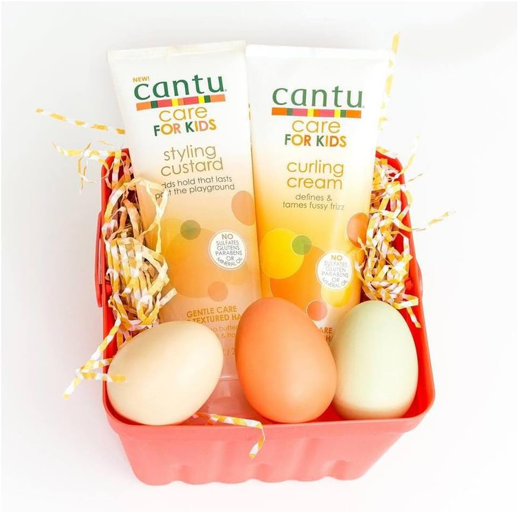 کرم فر کننده و حالتدهنده موی کودک کانتو مدل کرلینگ کریم Cantu Care For Kids Curling Cream 227g(اورجینال)