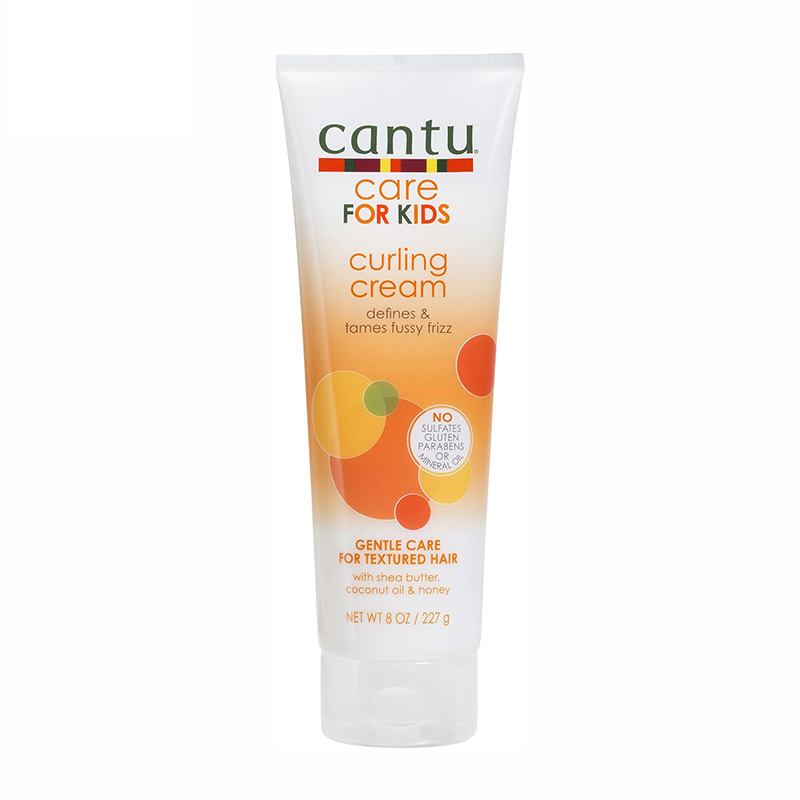کرم فر کننده و حالت‌دهنده موی کودک کانتو مدل کرلینگ کریم Cantu Care For Kids Curling Cream 227g(اورجینال)