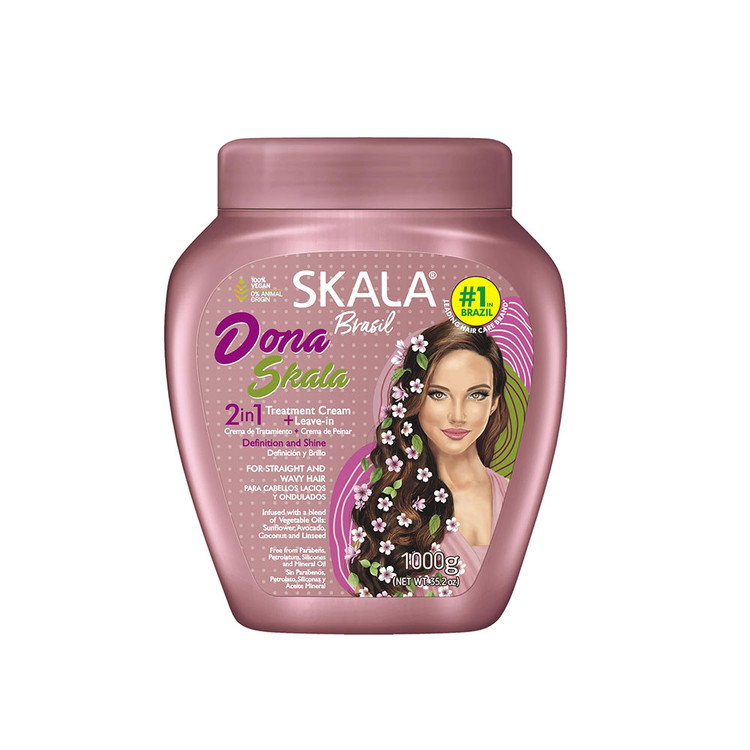 ماسک مو حالت دهنده و درخشان کننده موهای موج دار 2 در 1 اسکالا / Skala(اورجینال)