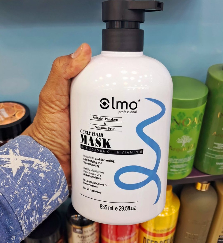 ماسک موی حرفهای المو (Elmo) مخصوص موهای فر – حاوی روغن جوجوبا و ویتامین E 