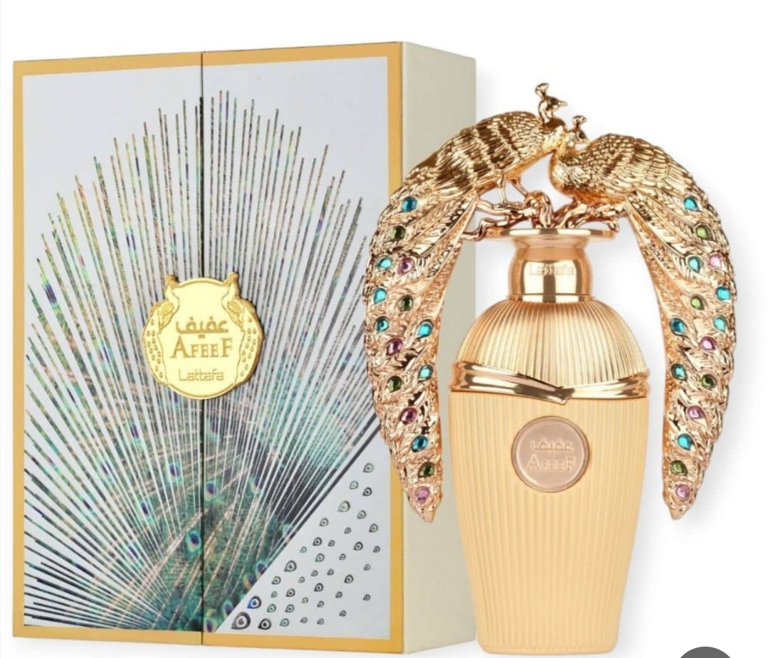 عطر ادوپرفیوم زنانه لطافه مدل عفیف اصل حجم 100 میلی لیتر Lattafa Afif Eau de Parfum for Women 100ml فقط 1 عدد مونده