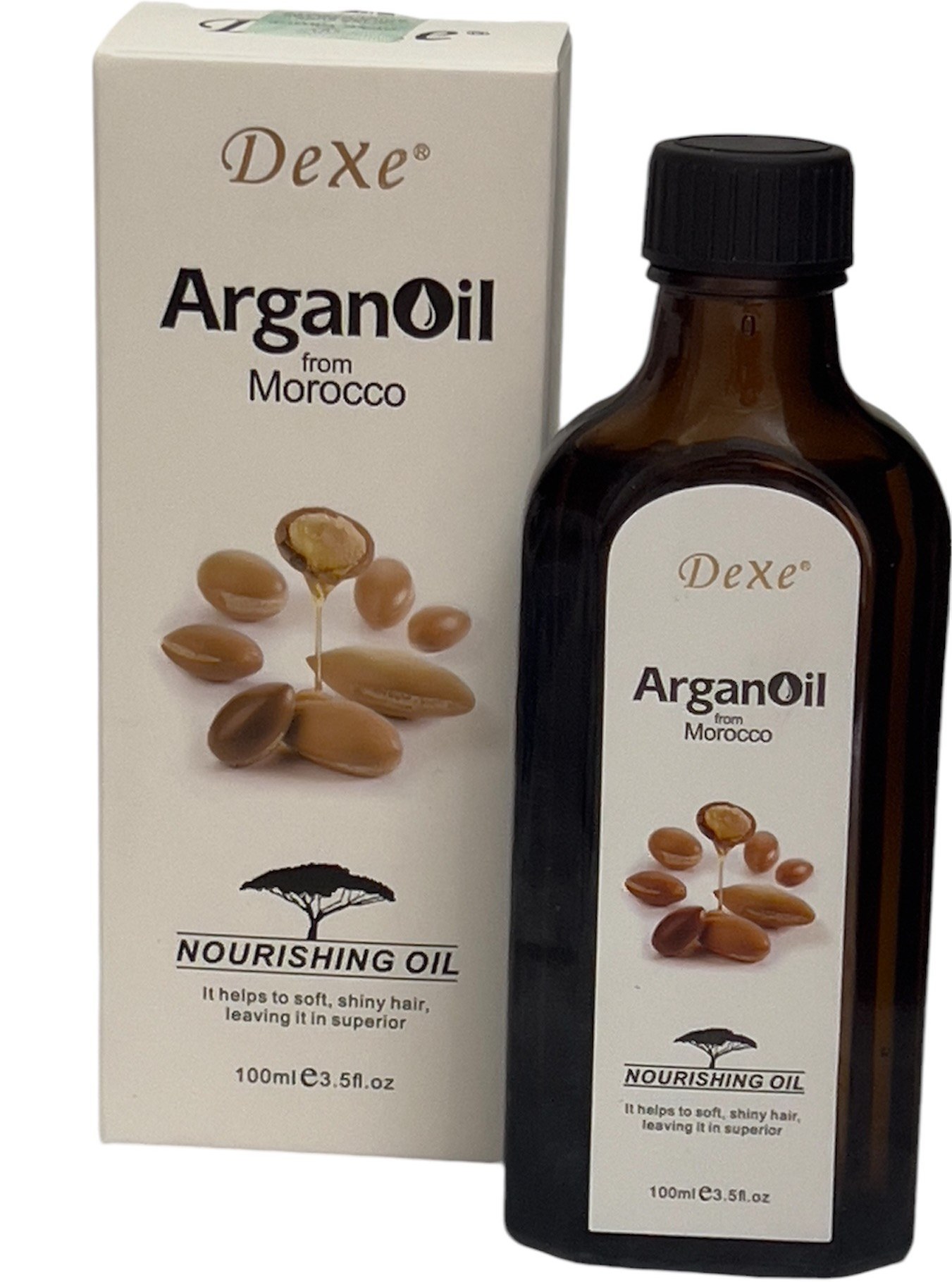 روغن آرگان دکسی خالص مراکشی 100میل مناسب پوست و مو بدون رایحه