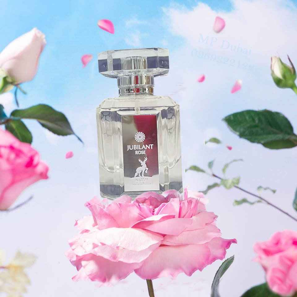 عطر ادکلن الحمبرا مدل جوبیلانت رز رایحه ورساچه برایت کریستال
