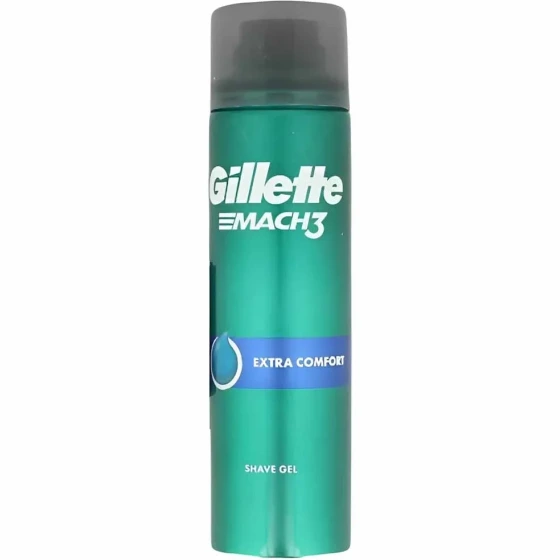 ژل اصلاح ژیلت مدل Mach3 Extra Comfort حجم 200 میلی لیتر - Gillette Mach3 Extra Comfort Shave Gel 200ml 