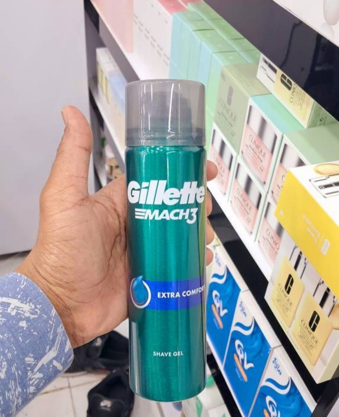 ژل اصلاح ژیلت مدل Mach3 Extra Comfort حجم 200 میلی لیتر - Gillette Mach3 Extra Comfort Shave Gel 200ml 
