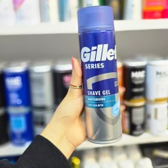 ژل اصلاح ژیلت مدل Series Moisturising با عصاره کره کاکائو حجم 200 میلی لیتر - Gillette Series Moisturising Shave Gel With Cocoa Butter 200ml 