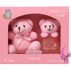 ست هدیه عطر کودک بیبی لاو (Baby Love) مدل خرسی حجم ۵۰ میلیلیتر