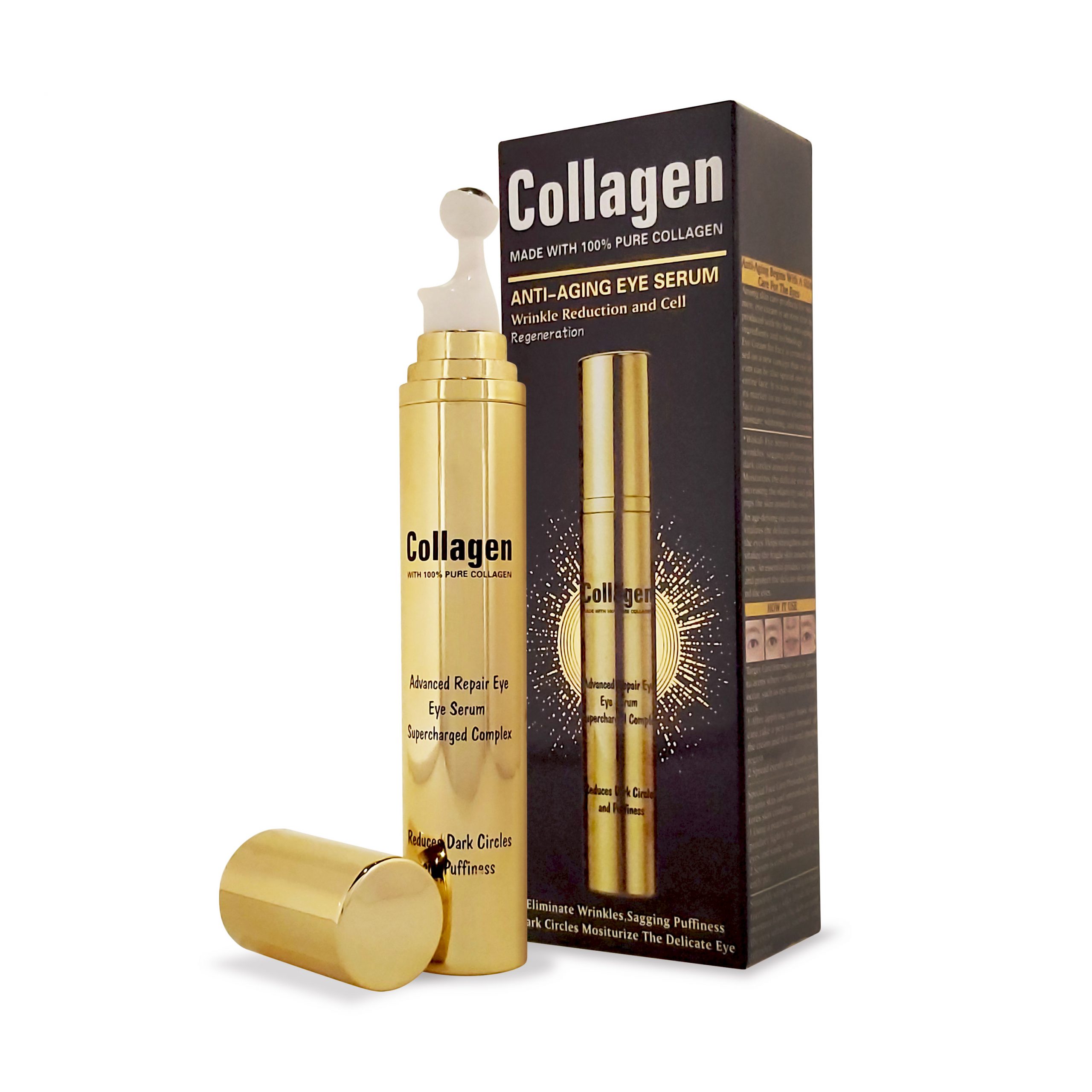 سرم دور چشم ضد پیری کلاژن مدل Anti-Aging حجم ۲۰ میلی لیتر