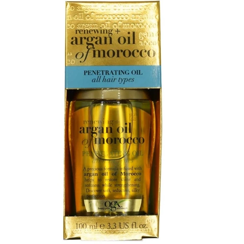 روغن آرگان مراکشی او جی ایکس (OGX) مدل Renewing + Argan Oil of Morocco حجم ۱۰۰ میلیلیتر 