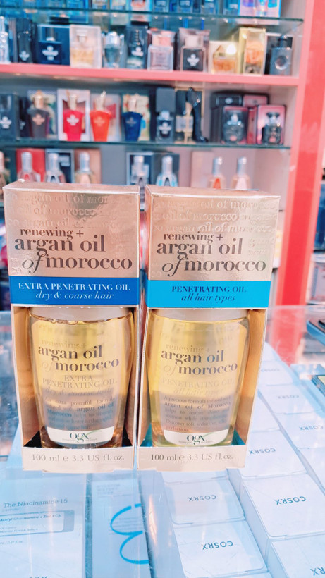 روغن آرگان مراکشی او جی ایکس (OGX) مدل Renewing + Argan Oil of Morocco حجم ۱۰۰ میلیلیتر 