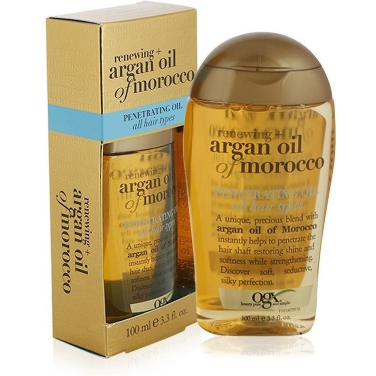 روغن آرگان مراکشی او جی ایکس (OGX) مدل Renewing + Argan Oil of Morocco حجم ۱۰۰ میلیلیتر 