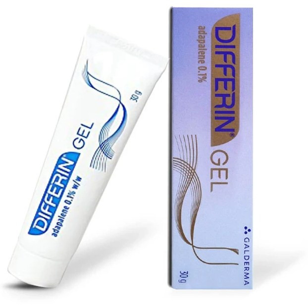 ژل ضد جوش و لایهبردار دیفرین (Differin) مدل Adapalene 0.1% حجم ۳۰ گرم ---