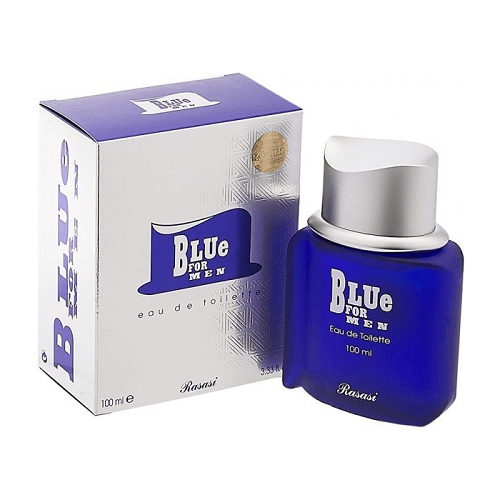 ادو تویلت مردانه رصاصی (Rasasi) مدل Blue For Men حجم ۱۰۰ میلیلیتر 