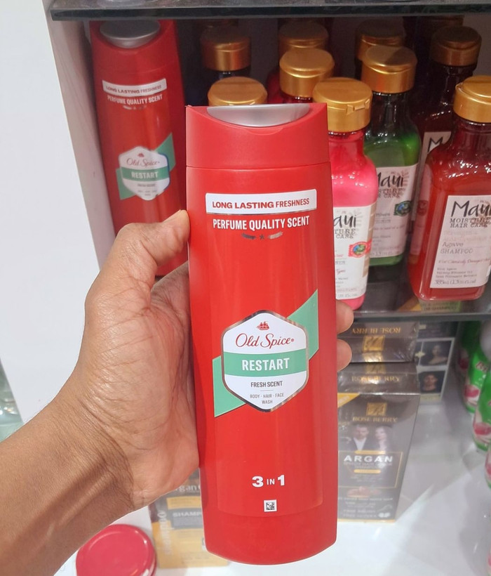شوینده ۳ در ۱ اولد اسپایس (Old Spice) مدل Restart - حجم ۴۰۰ میلیلیتر