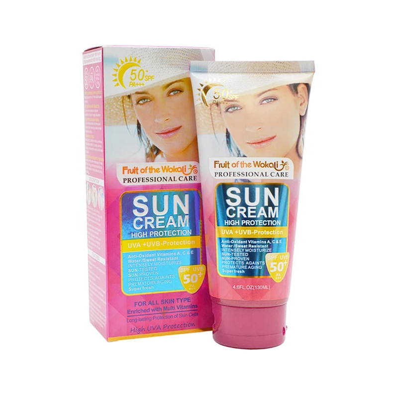 کرم ضد آفتاب وکالی مدل High Protection SPF 50+ - حاوی مولتی ویتامین و ضد پیری ‌