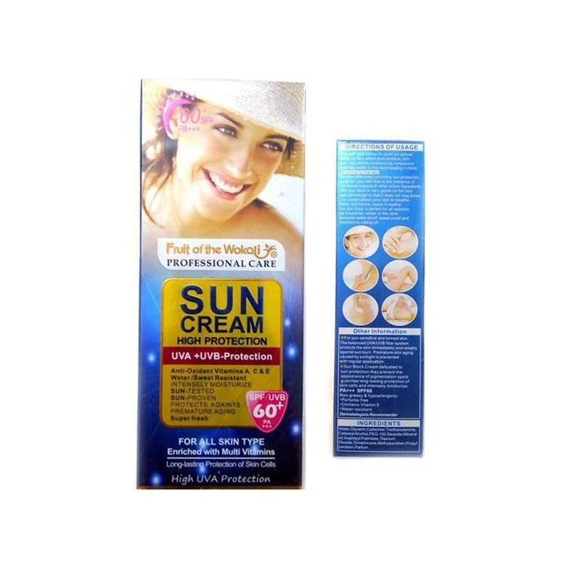 کرم ضد آفتاب وکالی مدل High Protection SPF 60+ - محافظت بسیار بالا و تقویتکننده پوست