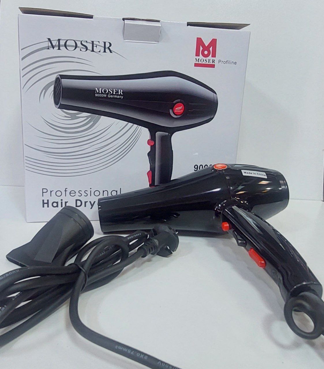 سشوار حرفهای موزر (Moser) مدل MOS-420 توان ۹۰۰۰ وات