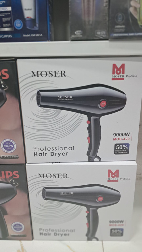 سشوار حرفهای موزر (Moser) مدل MOS-420 توان ۹۰۰۰ وات