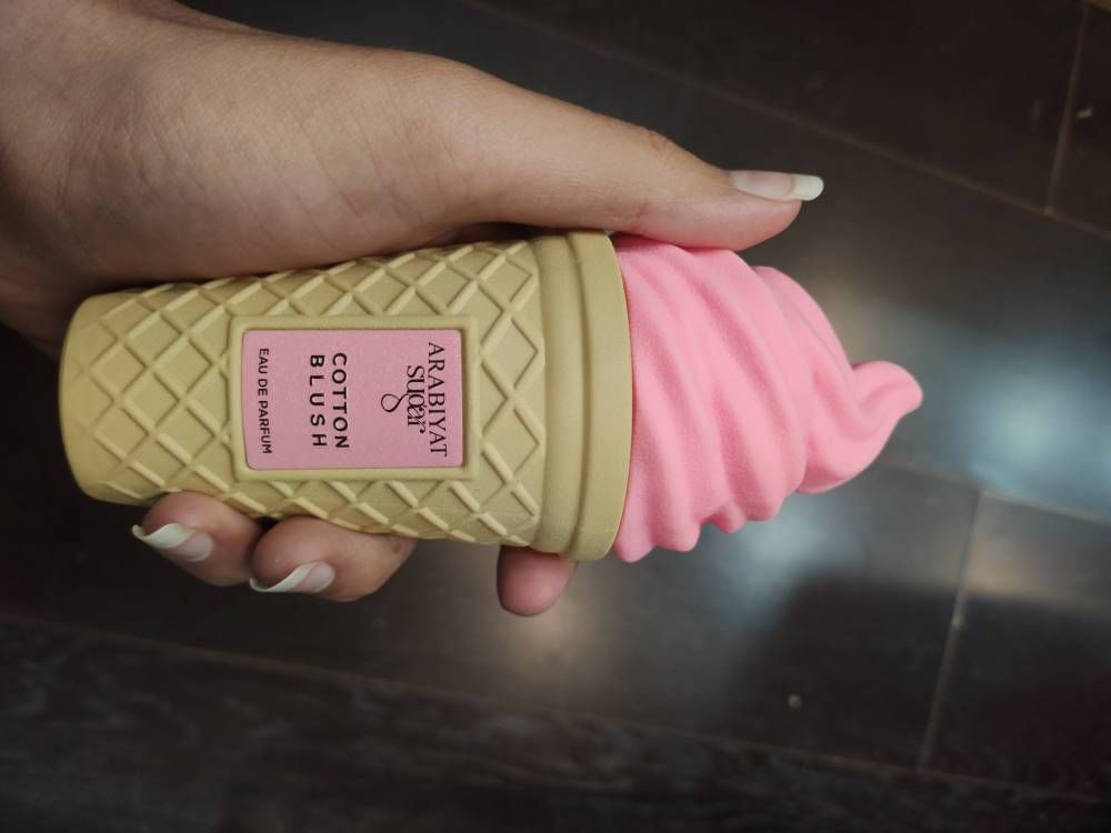 ادکلن عربیات پرستیژ مدل Cotton Blush (طرح بستنی قیفی)