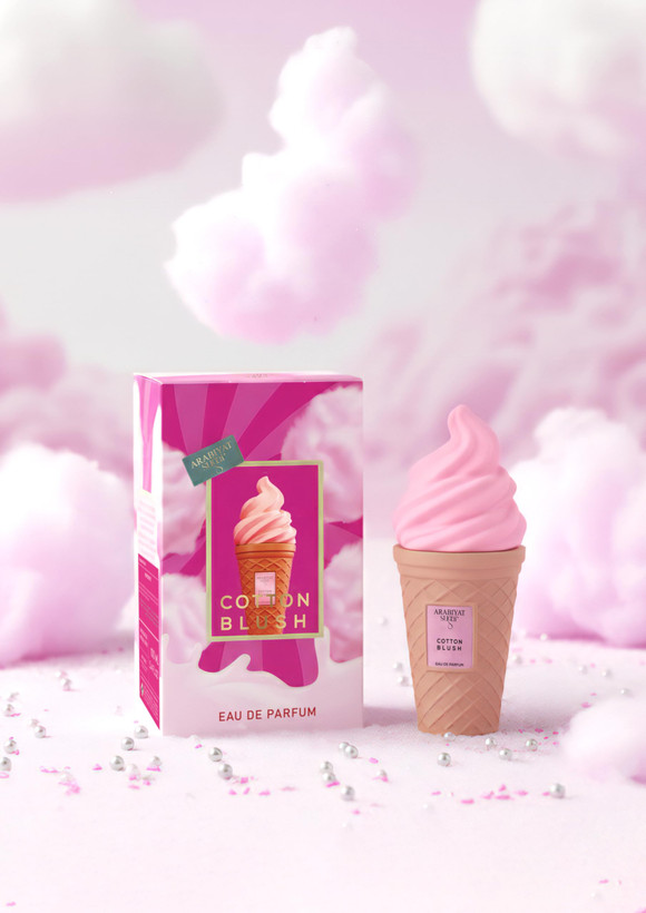 ادکلن عربیات پرستیژ مدل Cotton Blush (طرح بستنی قیفی)