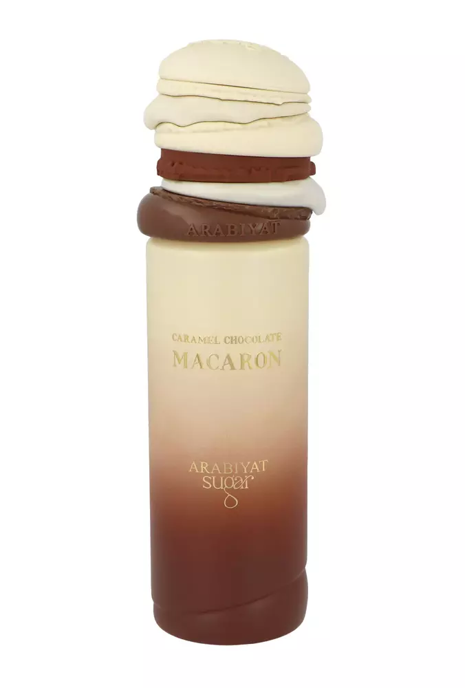 ادکلن عربیات پرستیژ مدل Caramel Chocolate Macaron (طرح ماکارون
