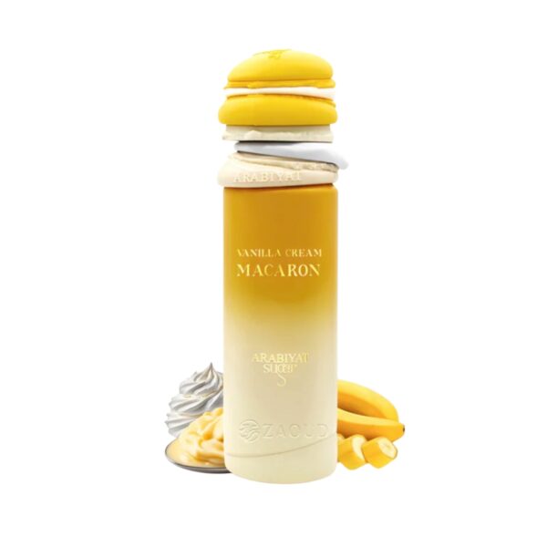 ادکلن عربیات پرستیژ مدل Caramel Chocolate Macaron (طرح ماکارون