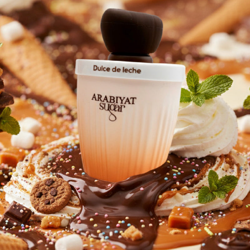 ادکلن عربیات پرستیژ مدل Dulce de Leche (طرح بستنی لیوانی)