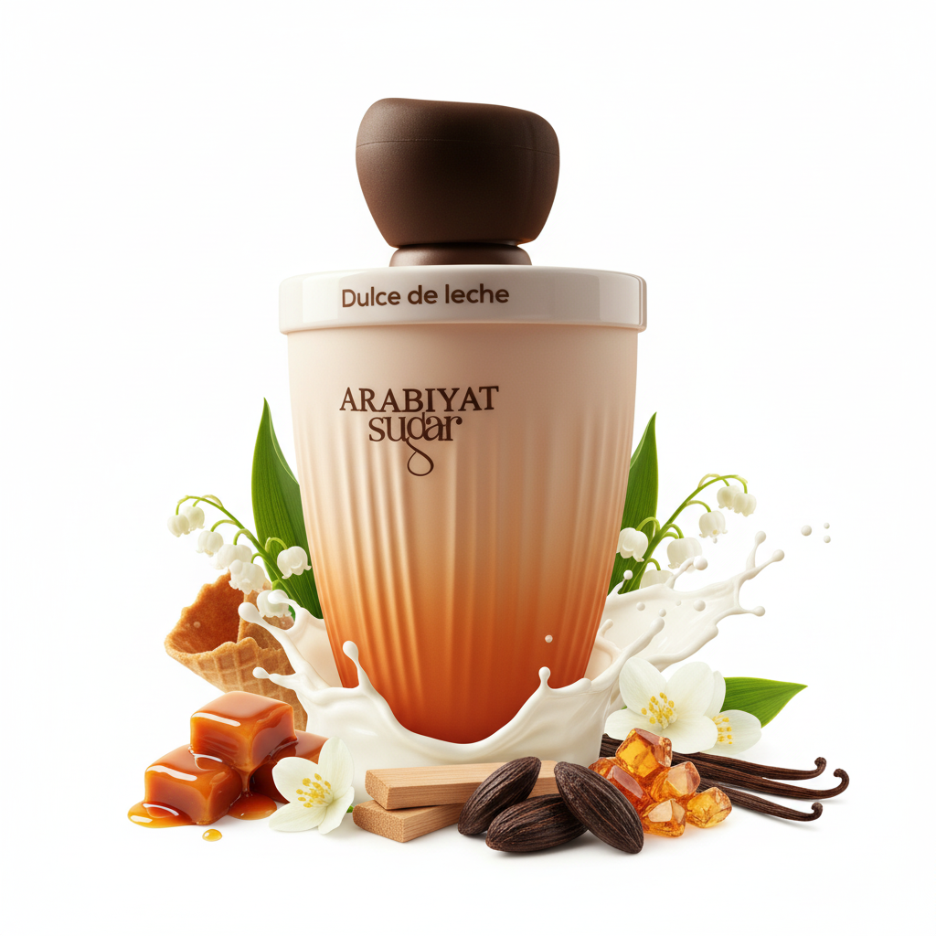 ادکلن عربیات پرستیژ مدل Dulce de Leche (طرح بستنی لیوانی)