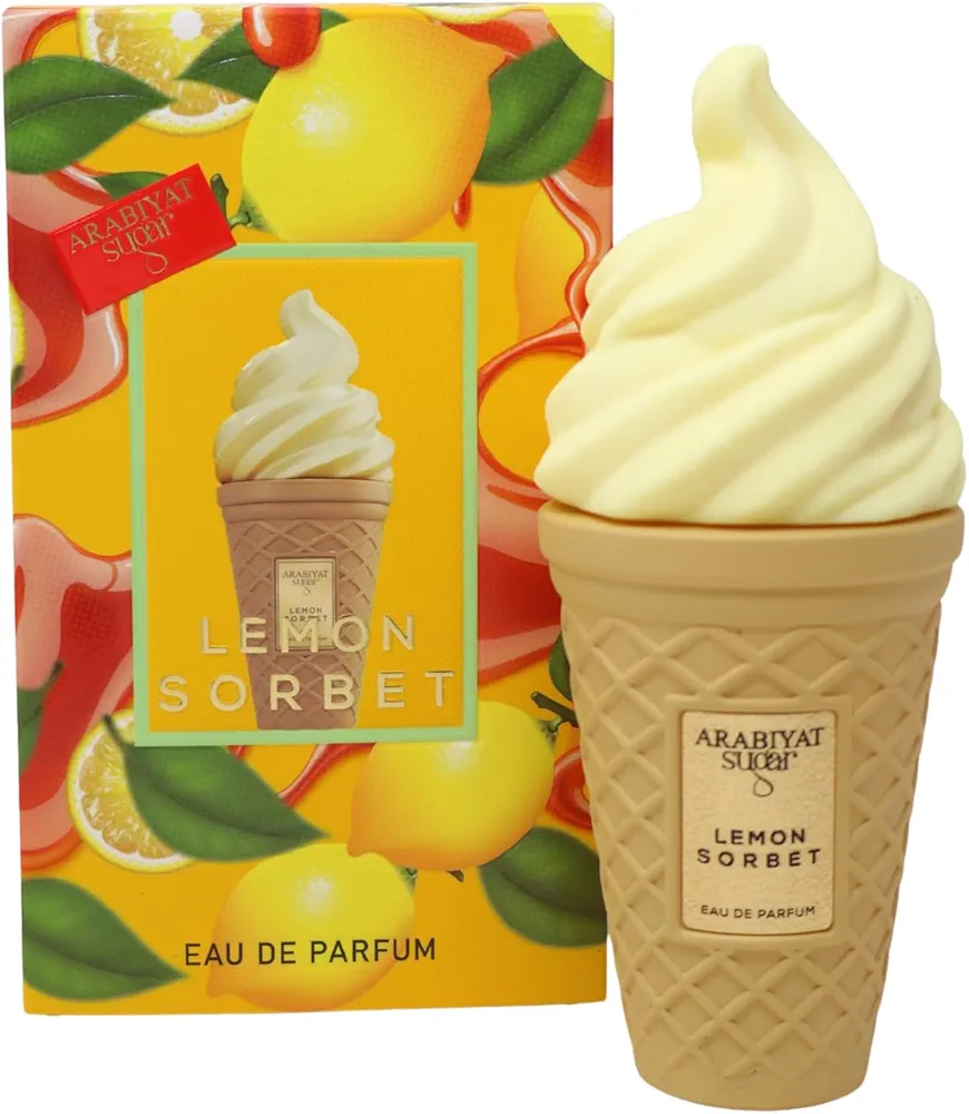 ادکلن عربیات پرستیژ مدل Lemon Sorbet (طرح بستنی قیفی
