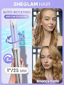 حالت‌دهنده مو حرفه‌ای شیگلم مدل وان تاچ ایرفلو پروسایز ۲۵میلی SHEGLAM HAIR One Touch Airflow Styler Pro(اورجینال)