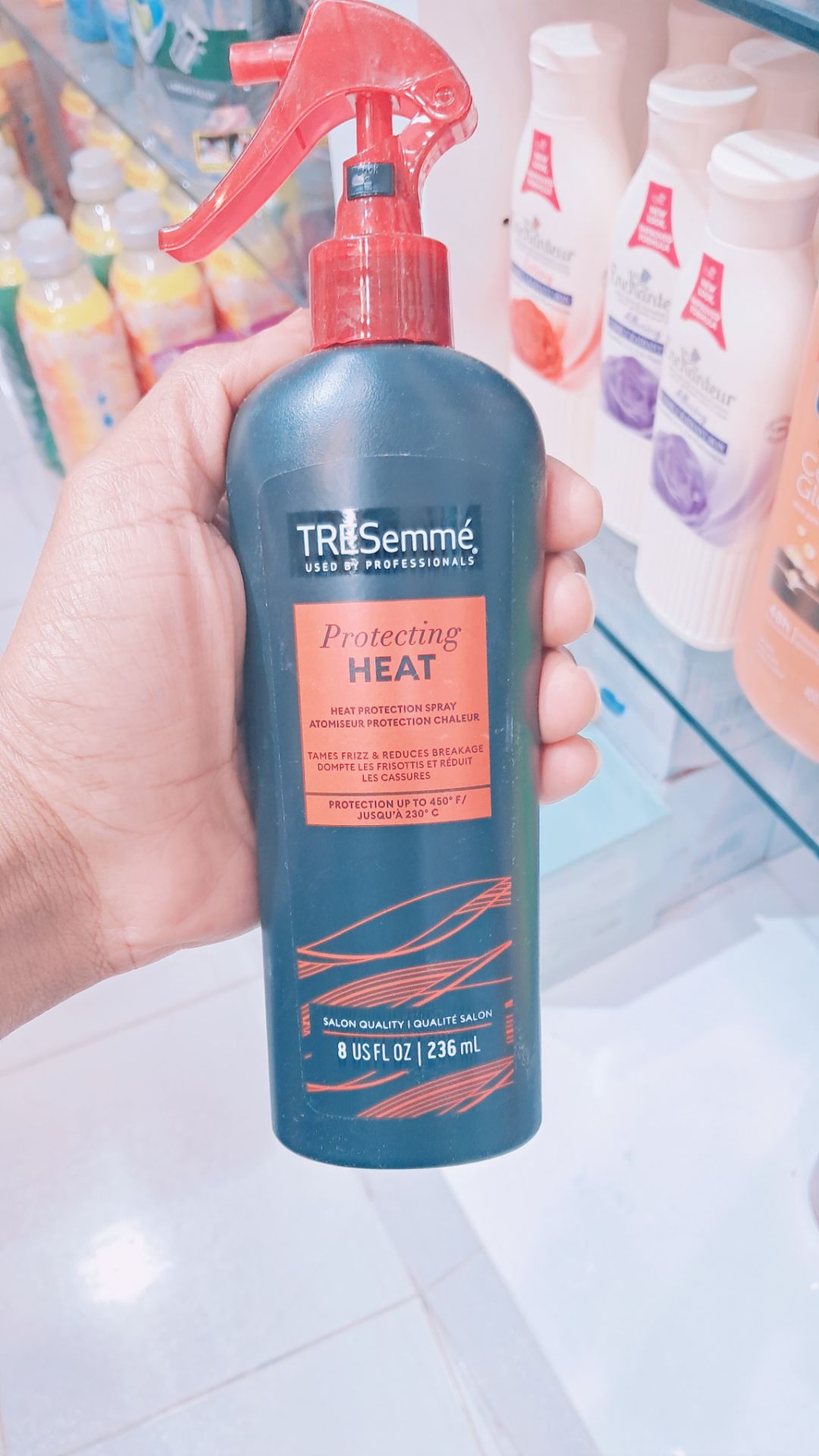 اسپری محافظ حرارتی مو ترزمه (TRESemmé) مدل Protecting Heat | حجم ۲۳۶ میلیلیتر
