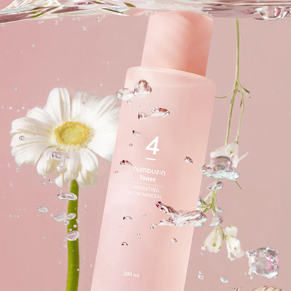 تونر آبرسان و معدنی نامبوزین شماره ۴ (numbuzin No.4 Hydrating Glow Mineral Toner)