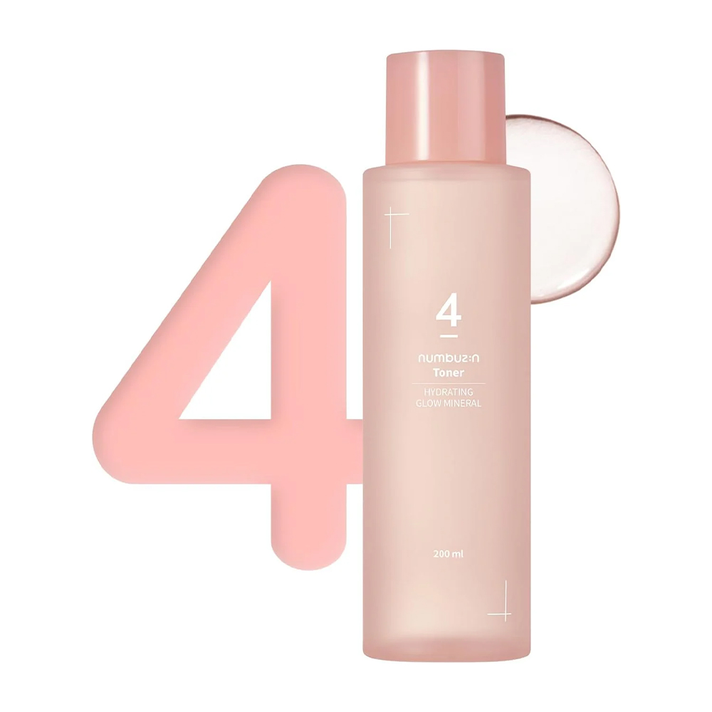 تونر آبرسان و معدنی نامبوزین شماره ۴ (numbuzin No.4 Hydrating Glow Mineral Toner)