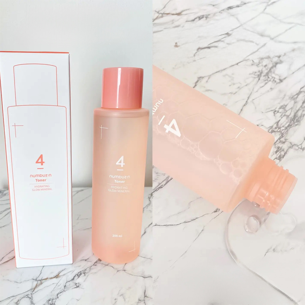تونر آبرسان و معدنی نامبوزین شماره ۴ (numbuzin No.4 Hydrating Glow Mineral Toner)