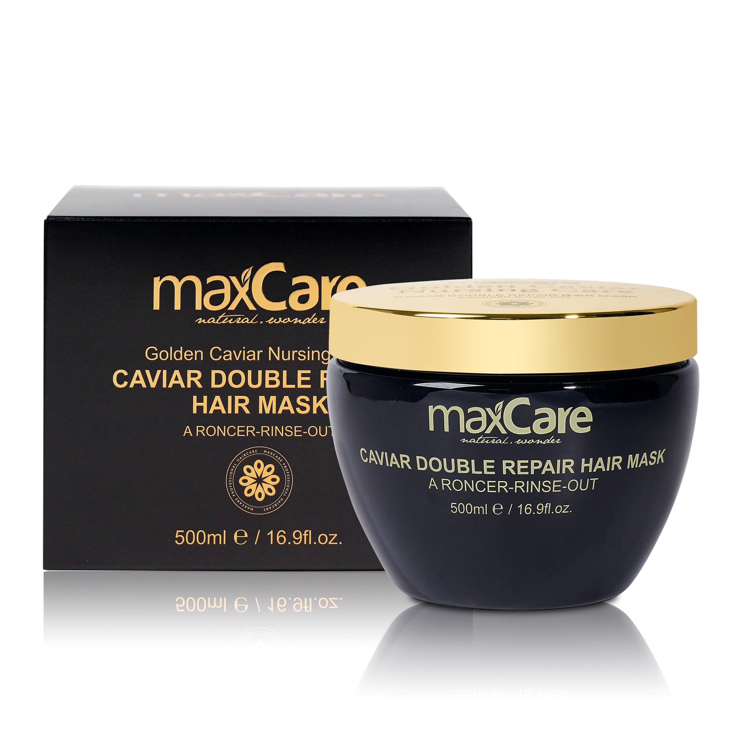 ماسک موی خاویار مکسکر (maxCare) مدل Double Repair حجم ۵۰۰ میلیلیتر