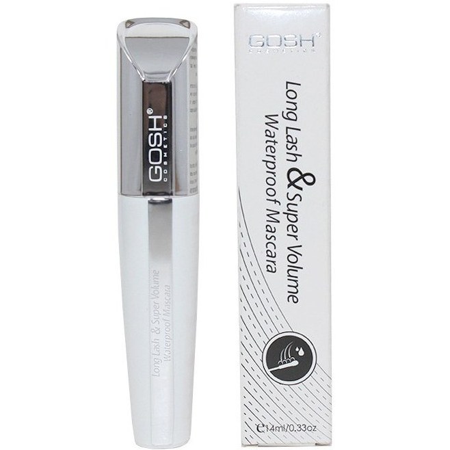 ریمل دوکاره گاش پوکه سفید مدل Super Volume & Waterproof Mascara ‌ ---