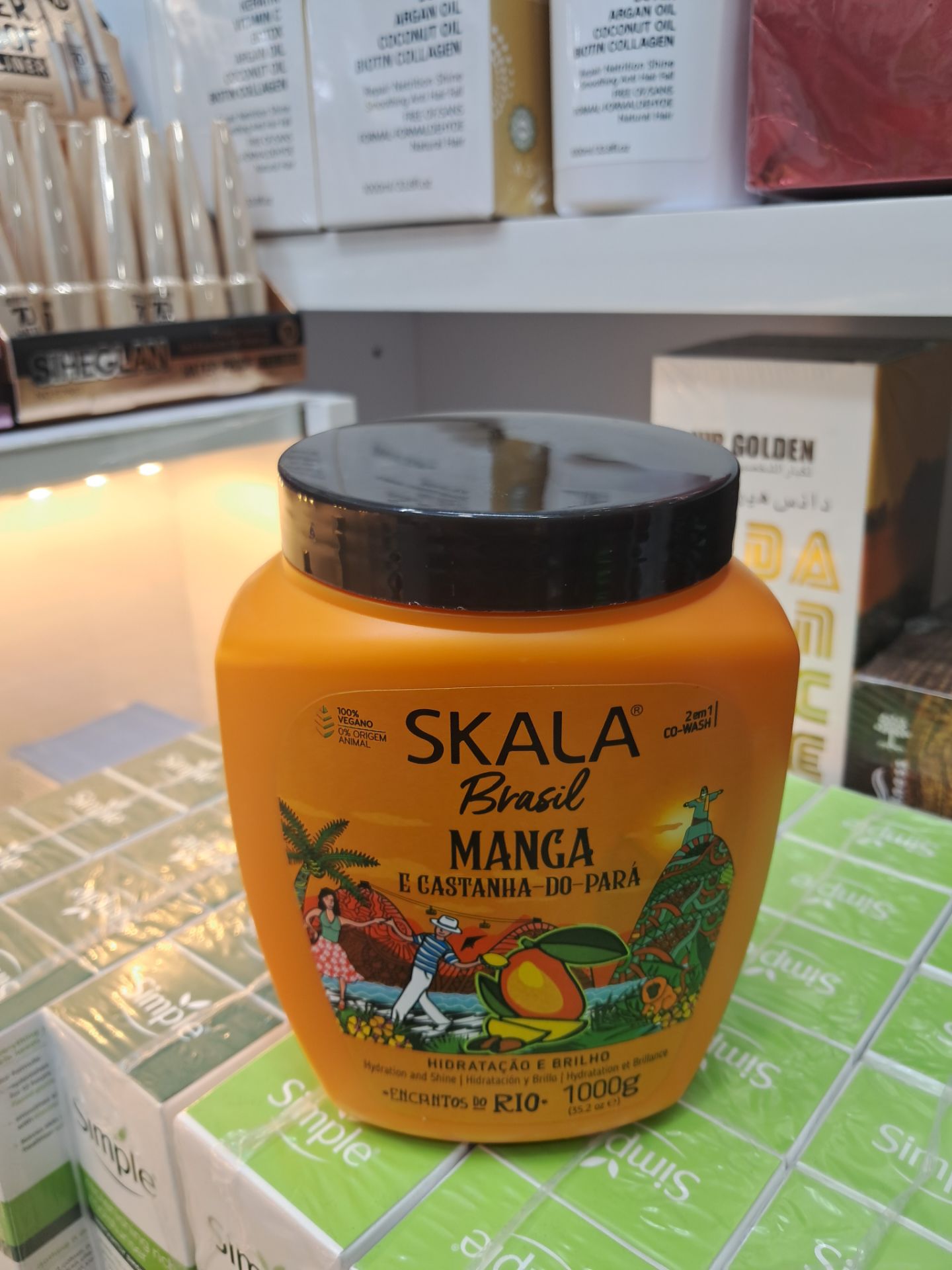 ماسک مو اسکالا برزیل مدل مانگو و گردوی برزیلی (Skala Brasil Manga) - حجم ۱۰۰۰ گرم(اورجینال)