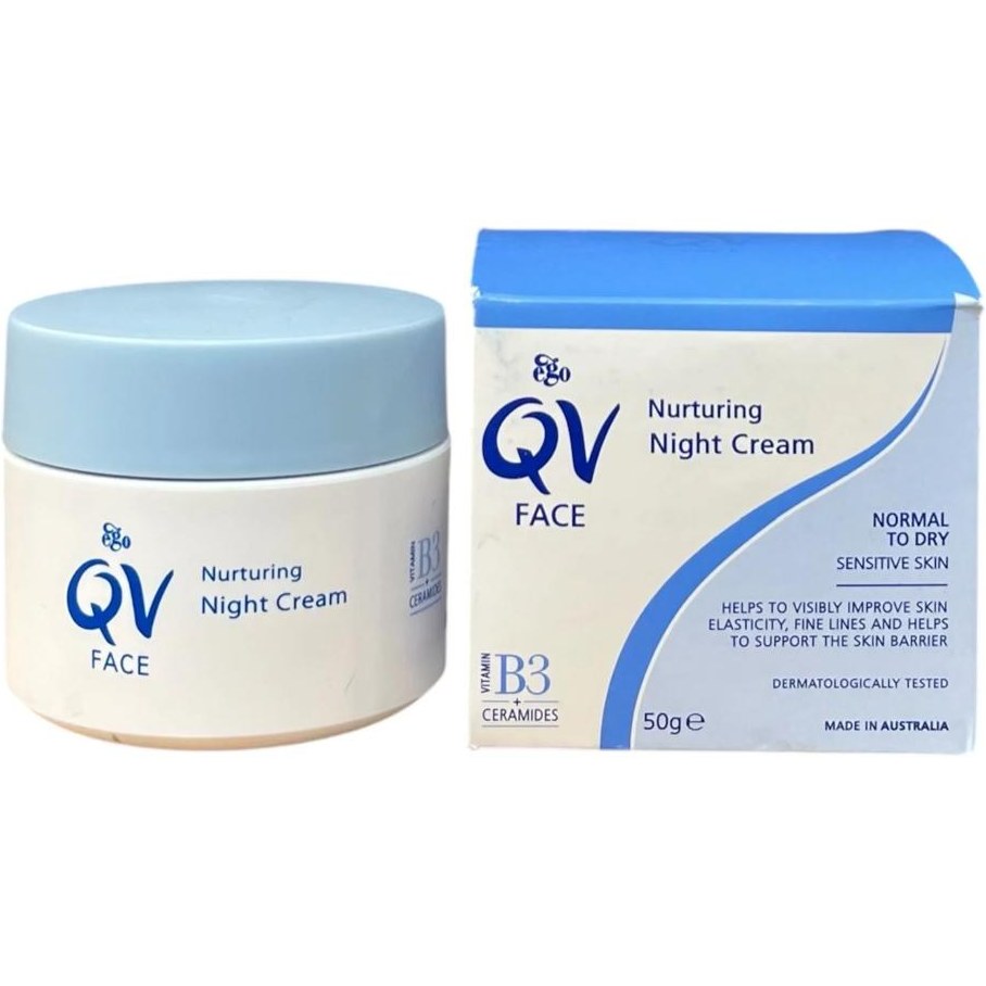 کرم شب مغذی کیووی مدل QV Face Nurturing - حجم ۵۰ گرم 