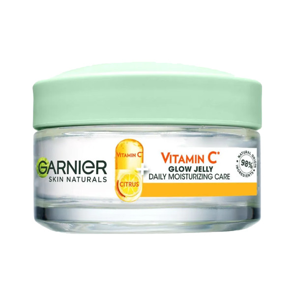 ژل آبرسان و روشنکننده ویتامین سی گارنیه (Garnier) مدل Glow Jelly - حجم ۵۰ میلیلیتر 