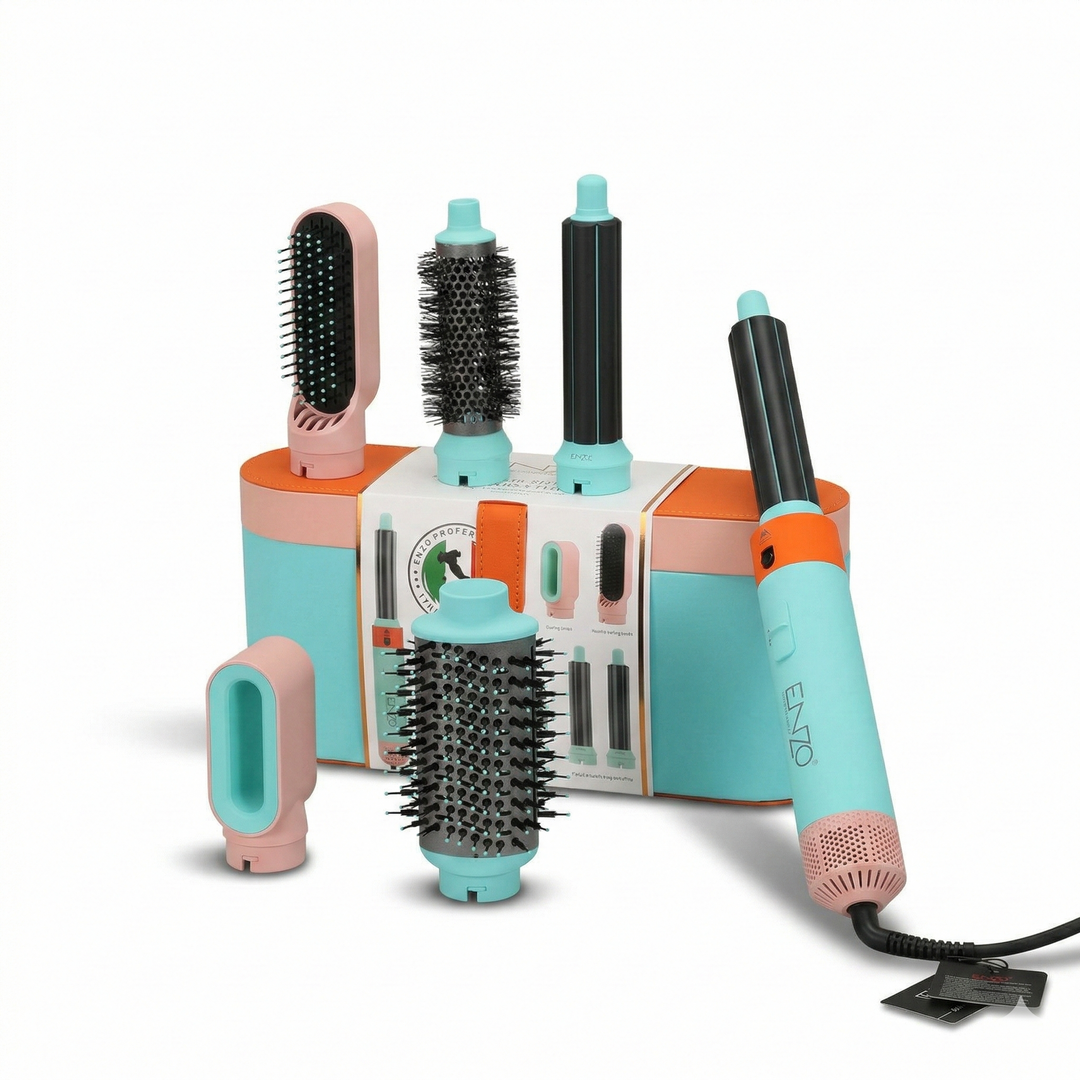 ست سشوار و حالت‌دهنده ۶ کاره مک استایلر (M.A.C Styler) مدل Ref-1519 - همراه با کیف چرمی ‌