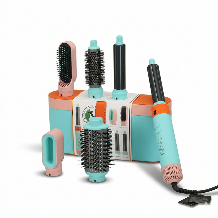 ست سشوار و حالتدهنده ۶ کاره مک استایلر (M.A.C Styler) مدل Ref-1519 - همراه با کیف چرمی 