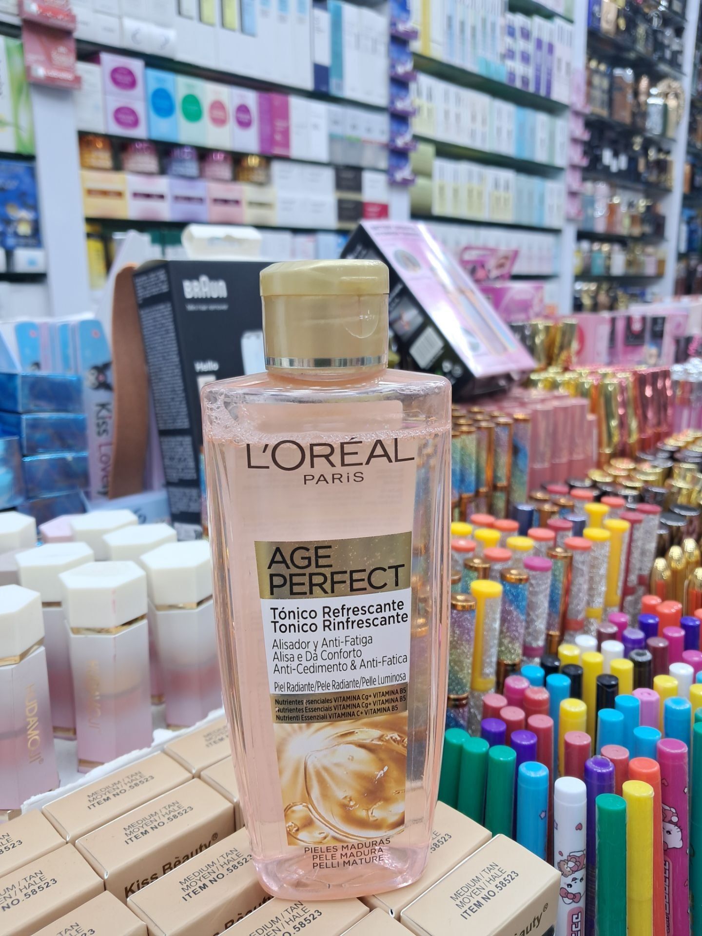 تونر جوانساز لورآل سری ایج پرفکت (L'Oréal Age Perfect Refreshing Toner)