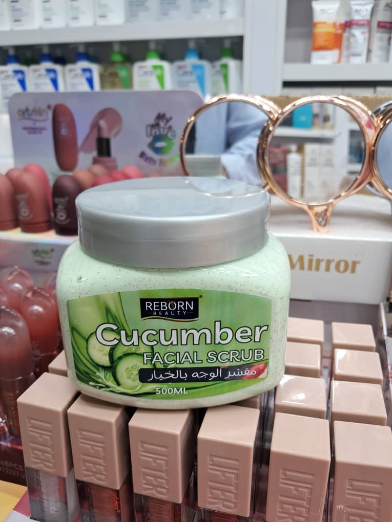اسکراب صورت ریبورن بیوتی مدل خیار (Reborn Beauty Cucumber Facial Scrub)